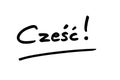 Czesc Royalty Free Stock Photo