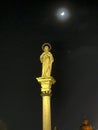 Jasna Gora Monastery in Czestochowa at night Royalty Free Stock Photo
