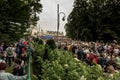 Czestochowa, Poland - July 28, 2016: Pilgrims waiting for the ar