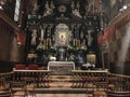 Czestochowa, Poland, March 19, 2020: Jasna Gora Monastery: chapel and Wonderful Image of the Black Madonna of Czestochowa