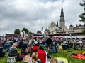 Czestochowa, Poland, May 20, 2023: National Congress of Catholic Renewal in the Holy Spirit. Jubilee 40th vigil at Jasna Gora