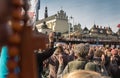 Czestochowa, Poland - October 15, 2016: United Atonement, all-day prayer meeting people from all over Polish, who repented of his Royalty Free Stock Photo