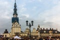 Czestochowa, Poland - October 15, 2016: United Atonement, all-day prayer meeting people from all over Polish, who repented of his Royalty Free Stock Photo