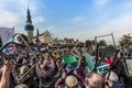 Czestochowa, Poland - October 15, 2016: United Atonement, all-day prayer meeting people from all over Polish, who repented of his Royalty Free Stock Photo