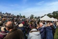 Czestochowa, Poland - October 15, 2016: United Atonement, all-day prayer meeting people from all over Polish, who repented of his Royalty Free Stock Photo