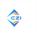 CZI abstract technology logo design on white background. CZI creative initials letter logo concept Royalty Free Stock Photo