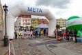 Czluchow, pomorskie / Poland - May, 25, 2019: Tura Run - street competition in a small town. Athletics competition named after