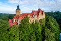 Czocha castle in Lower Silesia in Poland Royalty Free Stock Photo