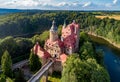 Czocha castle in Lower Silesia in Poland Royalty Free Stock Photo