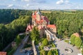 Czocha castle in Lower Silesia in Poland Royalty Free Stock Photo