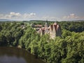 Czocha castle in summer Royalty Free Stock Photo