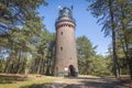 Czolpino Lighthouse in Slowinski National Park Royalty Free Stock Photo