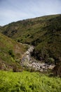 CÃÂ¡vado river in Cabril, following the valley