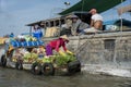 CÃ¡ÂºÂ§n ThÃÂ¡ floating market in the Mekong Delta.