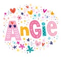 Angie girls name Royalty Free Stock Photo