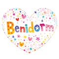 Benidorm - city in Spain Royalty Free Stock Photo