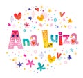 Ana Luiza girls name Royalty Free Stock Photo