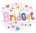 Bridget girls name Royalty Free Stock Photo