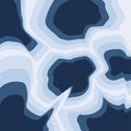 3D abstract background with blue paper cut shapes. Royalty Free Stock Photo