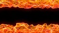 3d abstract background of flame and heat wave Royalty Free Stock Photo