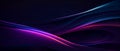 3D Abstract background. Purple curves and blue waves concept. Technology innovation in future. wallpaper hd. 3d Rendering
