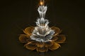 3D abstract fractal flower computer generated image