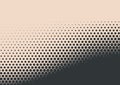 2D Abstract Geometric Wave Hex Halftone Pattern Royalty Free Stock Photo