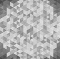 3D abstract geometric white and gray triangle isometric view background and texture