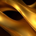 Golden abstract background, AI Generated Royalty Free Stock Photo