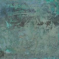 3d abstract grunge blue wall background