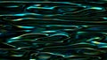 3D Abstract iridescent wavy background. Vibrant liquid reflection surface. Neon holographic fluid distortion repeating