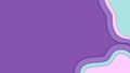 3D abstract paper cut background with a purple theme