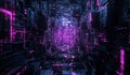 A 3D abstract rendering of a chaotic surface. A modern background featuring futuristic polygonal shapes. A distorted low