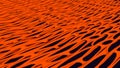 3d abstract rendering geometry on dark black background and illustration