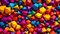 3d abstract vivid colorful 8k background shapes wallpaper desktop pc computer