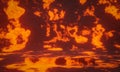 3D abstract volcanic magma background