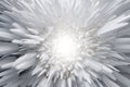3D Abstract White Explosion Detailed Shape Dynamic Futuristic Background