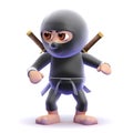 3d Alert ninja