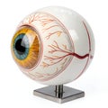3D Anatomical Eye Model Isolated on White Background Royalty Free Stock Photo