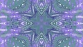A 3D animated movement through an enlightened cross shaped sci fi tunnel. Design. Calm and relaxing mandala pattern.