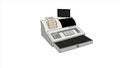 2D Animation of an electronic cash register machine.