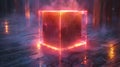 Rotating Geometric Cube - Seamless Looping Abstract 3D Animation