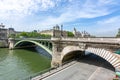 D`Arcole bridge pont in Paris, France