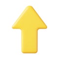 3d Arrow pointer, mouse cursor. Royalty Free Stock Photo