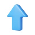 3d Arrow pointer, mouse cursor. Royalty Free Stock Photo