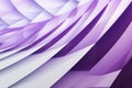 3d Asymmetric flexibility geometric lilack and white Architecture Royalty Free Stock Photo