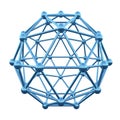 3D atom wireframe