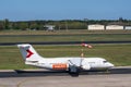 D-AWUE easyJet British Aerospace 146-200 airplane at Berlin Tegel airport