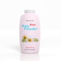 3D Baby Powder plastic bottle