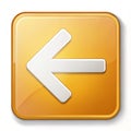 3D Back Arrow Icon